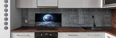 Cooker splashback Planet Earth