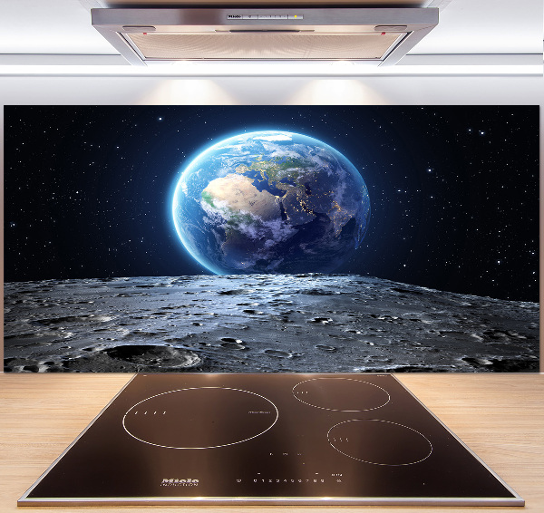 Cooker splashback Planet Earth