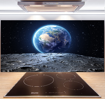 Cooker splashback Planet Earth