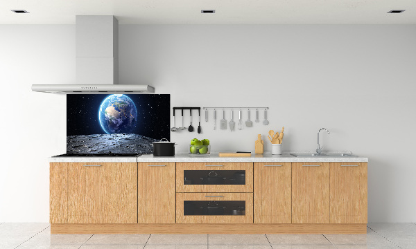 Cooker splashback Planet Earth