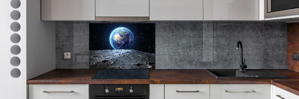 Cooker splashback Planet Earth