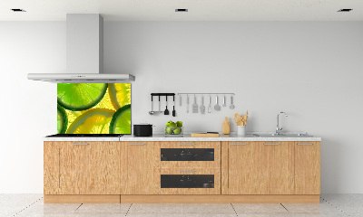 Cooker splashback Lime and lemon