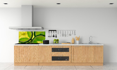 Cooker splashback Lime