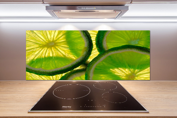 Cooker splashback Lime