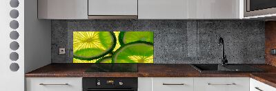 Cooker splashback Lime