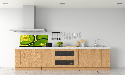 Cooker splashback Lime