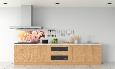 Kitchen wall panels Cherry blossoms