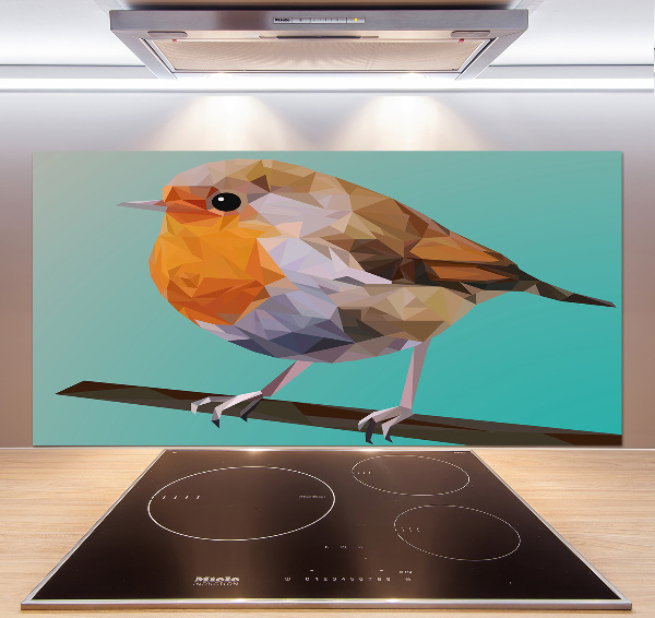 Cooker splashback Rudzik bird