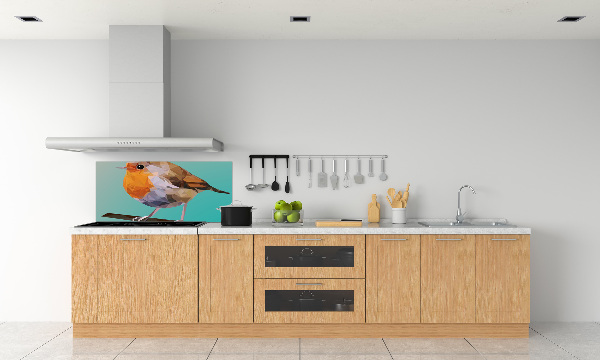 Cooker splashback Rudzik bird