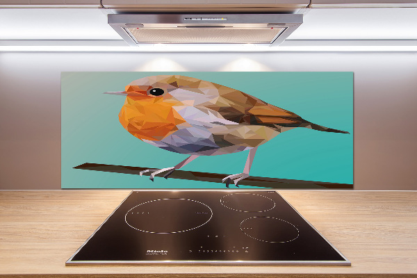 Cooker splashback Rudzik bird