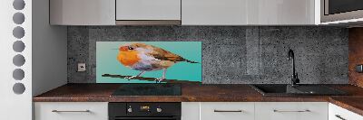 Cooker splashback Rudzik bird