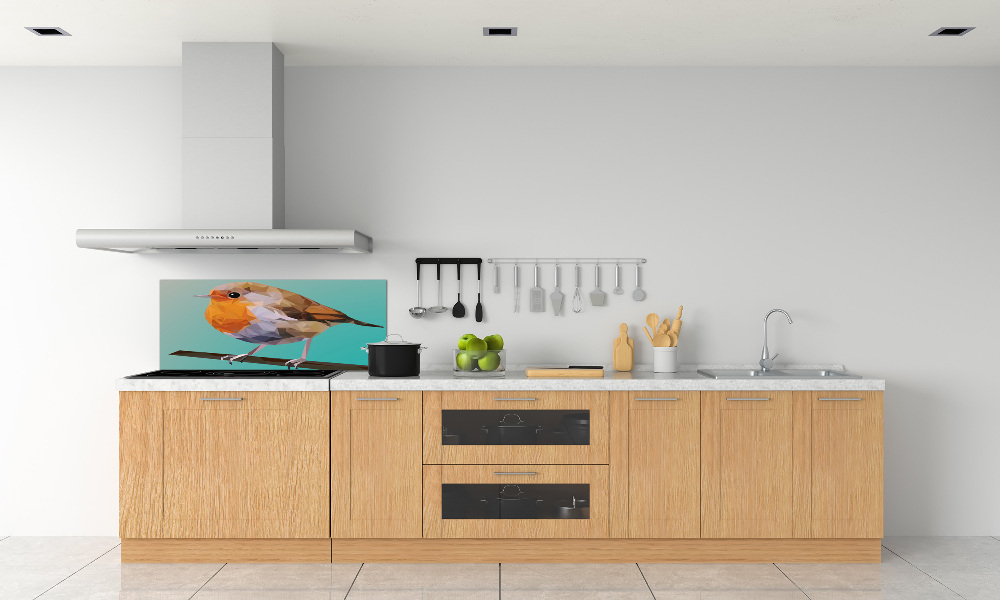 Cooker splashback Rudzik bird