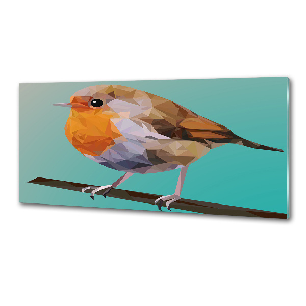 Cooker splashback Rudzik bird