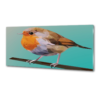 Cooker splashback Rudzik bird