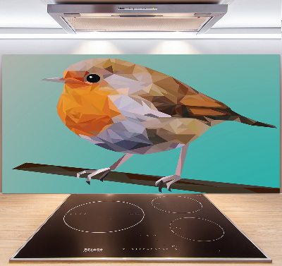 Cooker splashback Rudzik bird