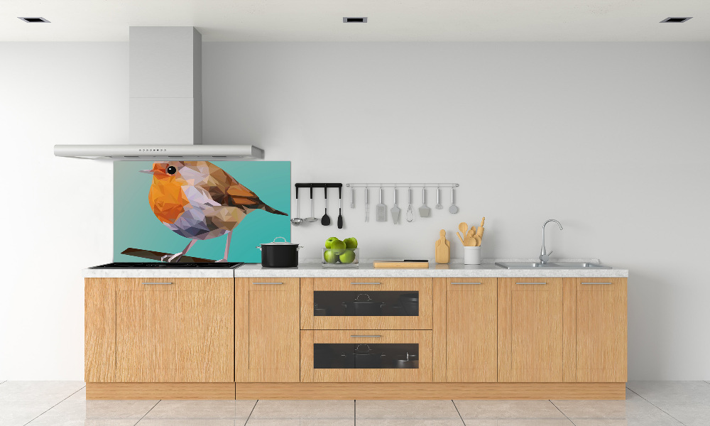 Cooker splashback Rudzik bird