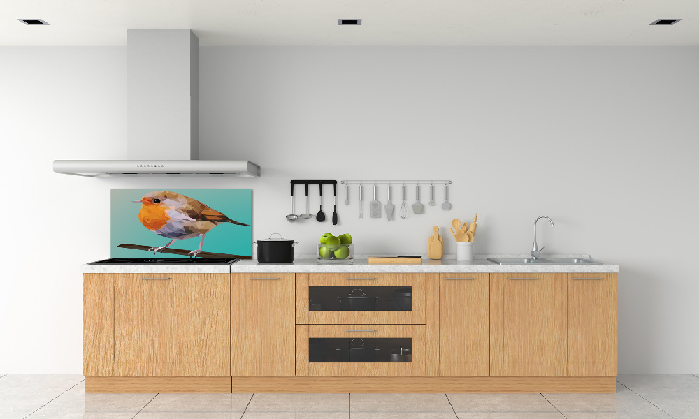 Cooker splashback Rudzik bird