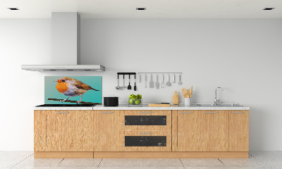 Cooker splashback Rudzik bird