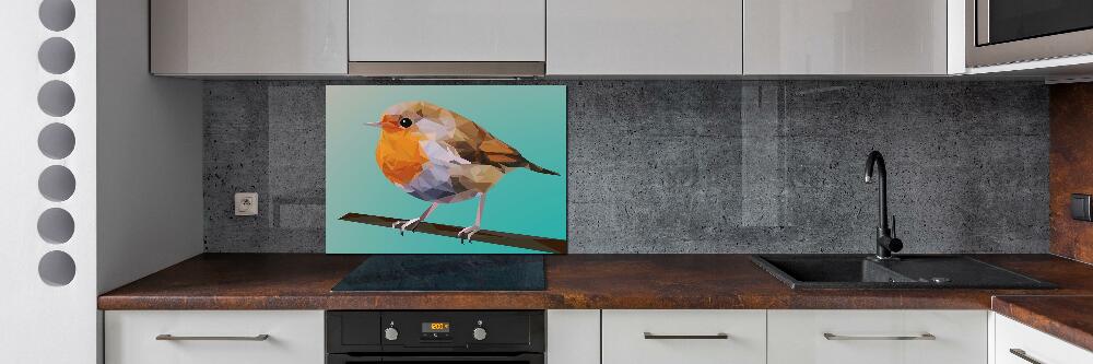 Cooker splashback Rudzik bird