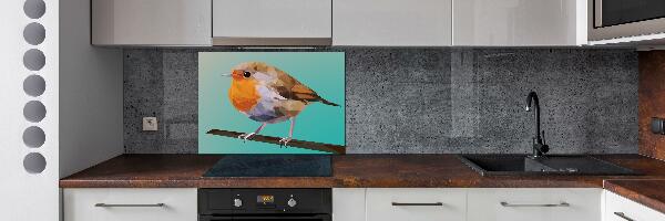 Cooker splashback Rudzik bird