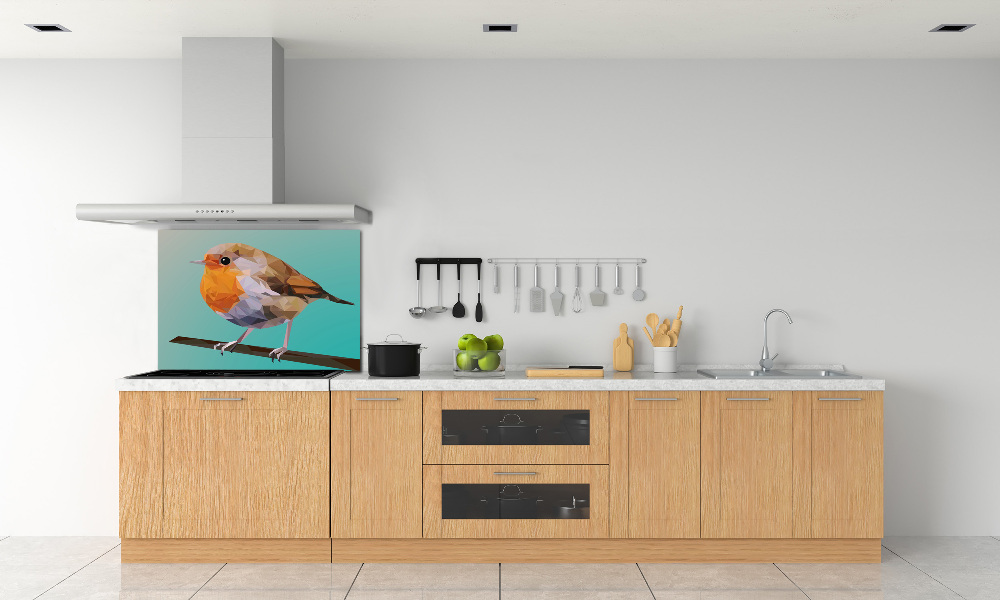 Cooker splashback Rudzik bird