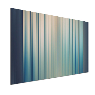 Glass splashback Blue stripes