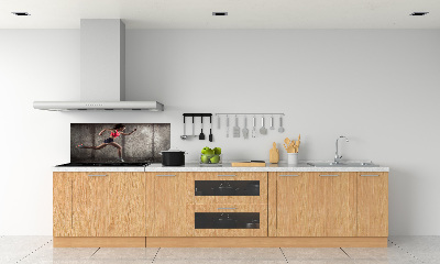 Cooker splashback Running