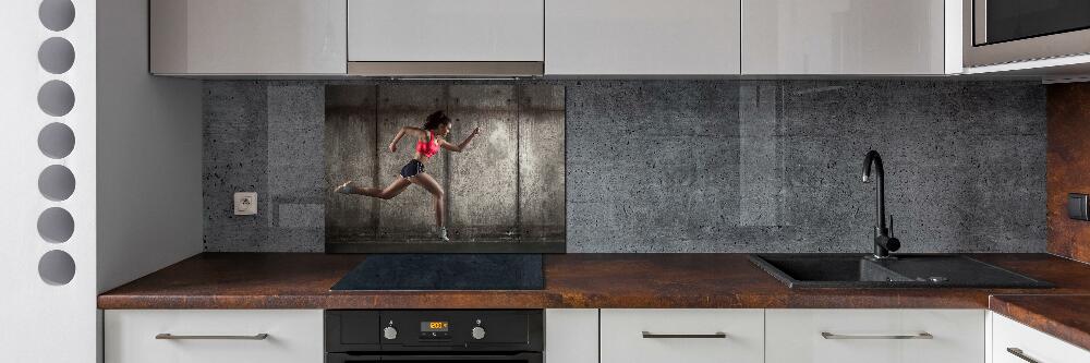 Cooker splashback Running