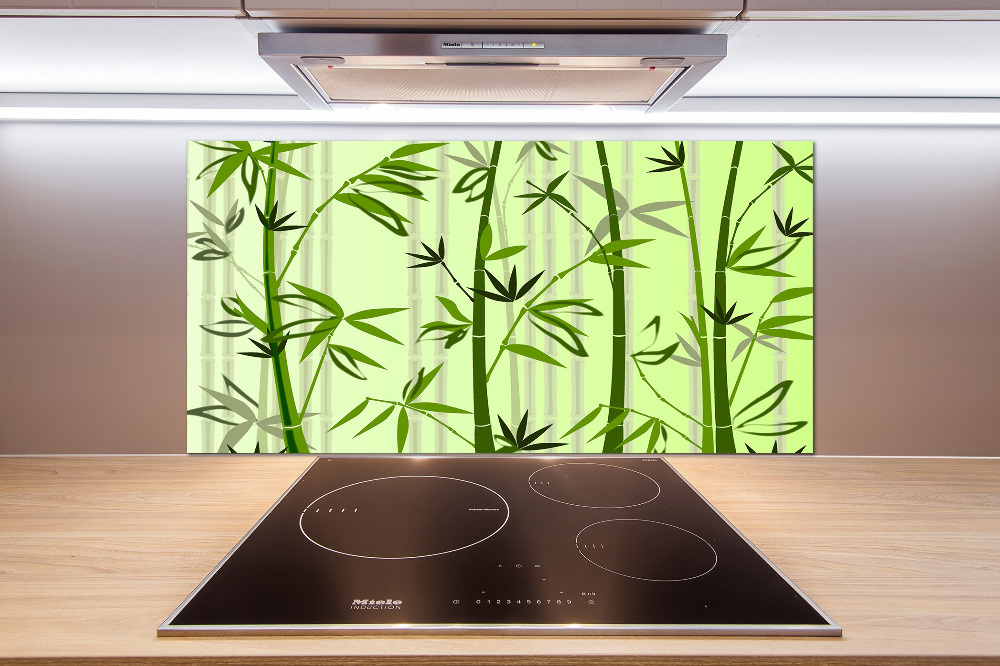 Kitchen splashback Bamboo