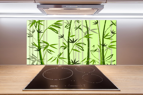 Kitchen splashback Bamboo