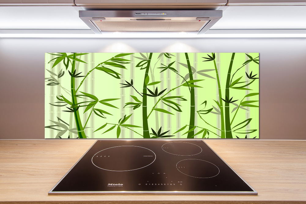 Kitchen splashback Bamboo