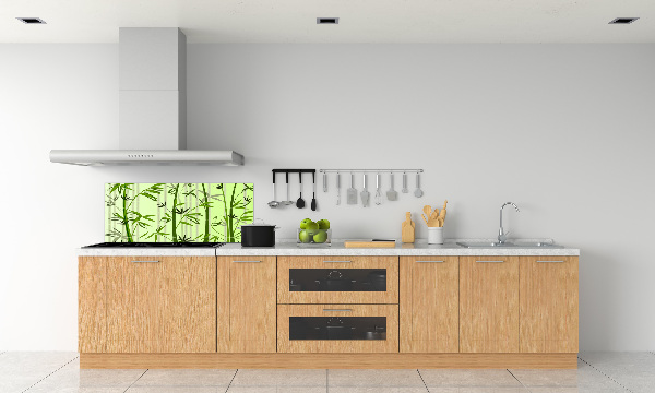 Kitchen splashback Bamboo