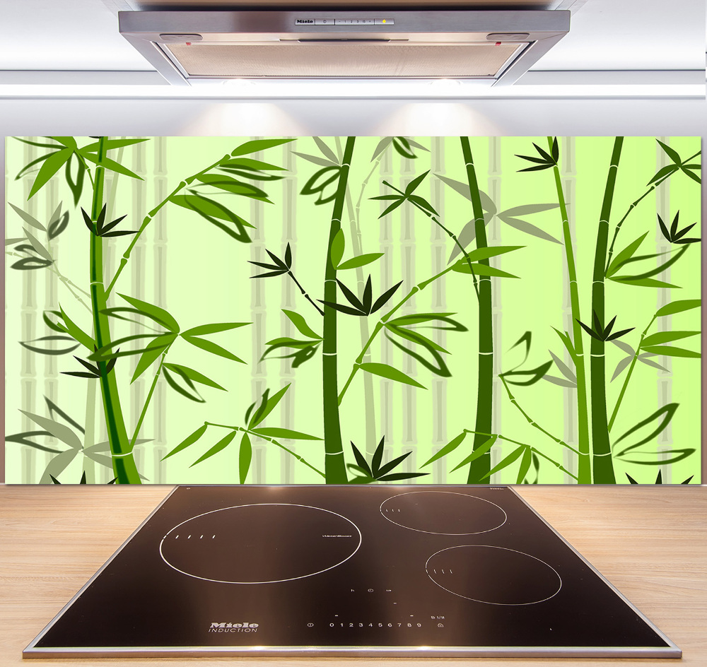 Kitchen splashback Bamboo