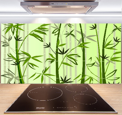 Kitchen splashback Bamboo