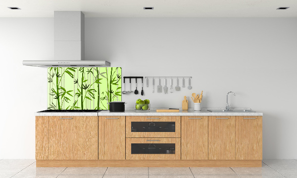 Kitchen splashback Bamboo