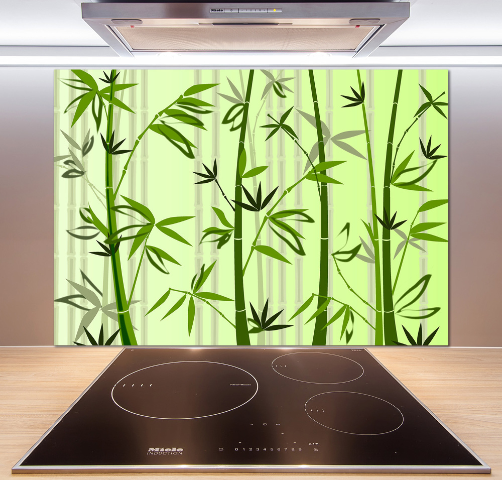 Kitchen splashback Bamboo