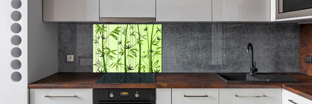 Kitchen splashback Bamboo