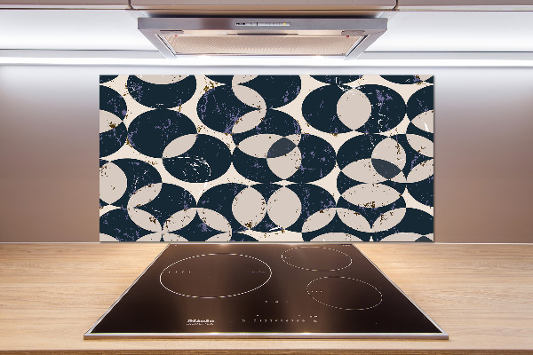 Kitchen splashback Geometric background