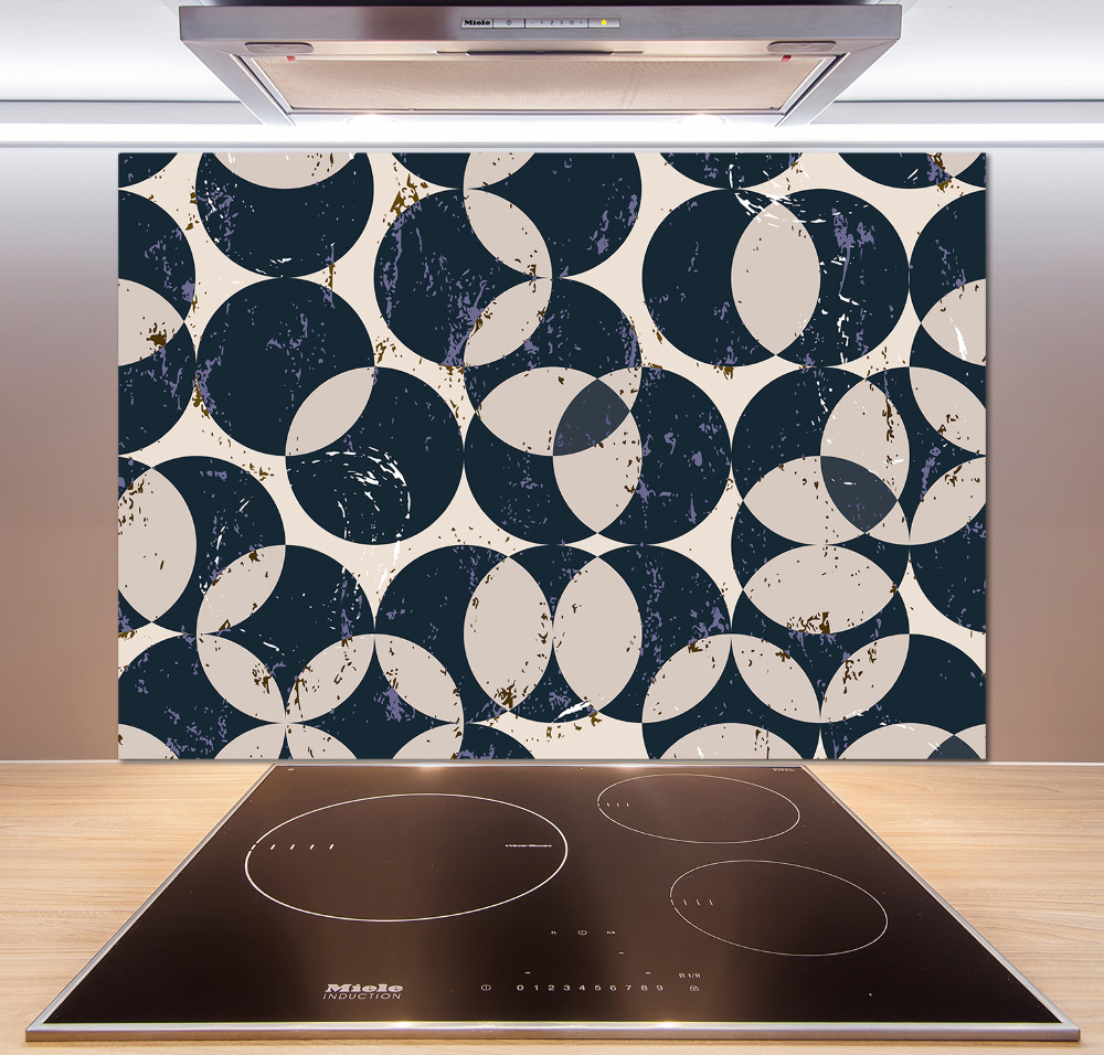 Kitchen splashback Geometric background