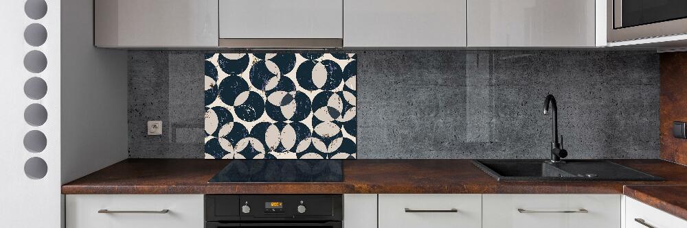 Kitchen splashback Geometric background