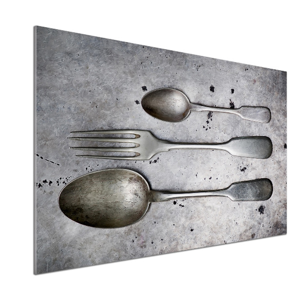 Cooker splashback Cutlery