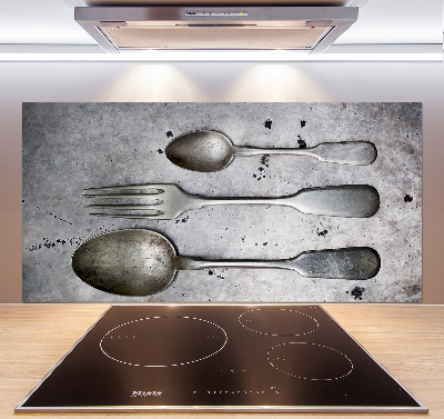 Cooker splashback Cutlery