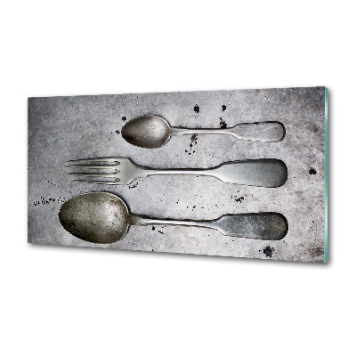 Cooker splashback Cutlery