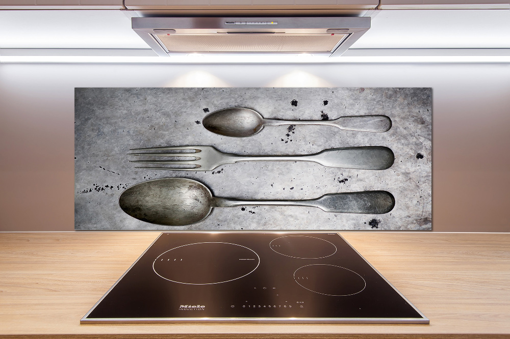 Cooker splashback Cutlery