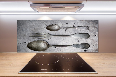 Cooker splashback Cutlery