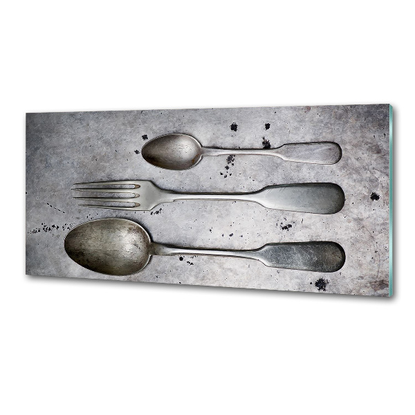 Cooker splashback Cutlery