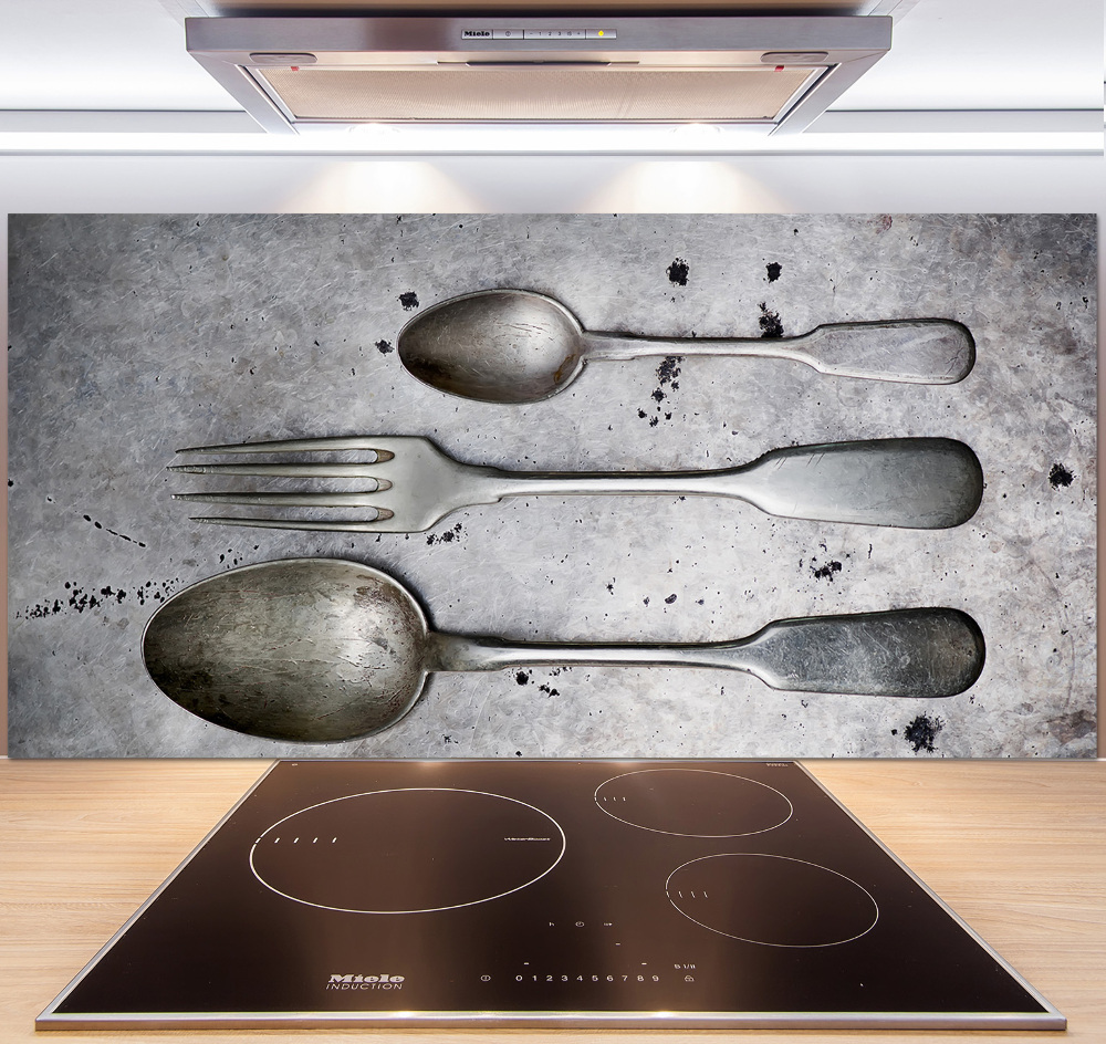 Cooker splashback Cutlery