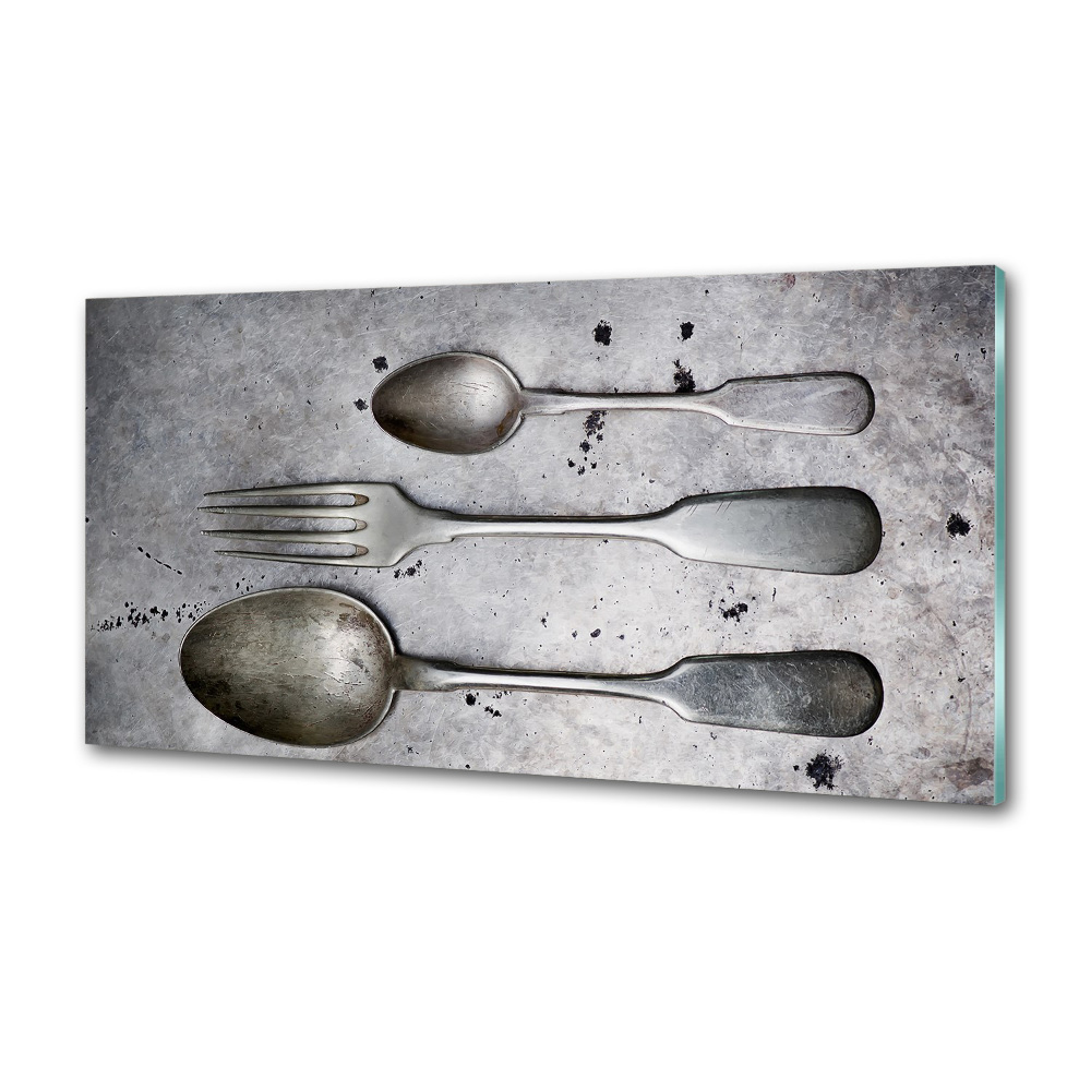 Cooker splashback Cutlery