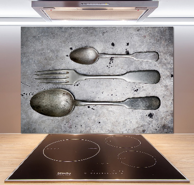 Cooker splashback Cutlery