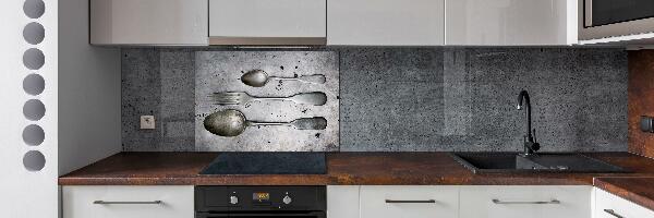 Cooker splashback Cutlery